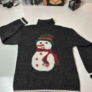 Y2k Vintage Gallagher snowman turtleneck